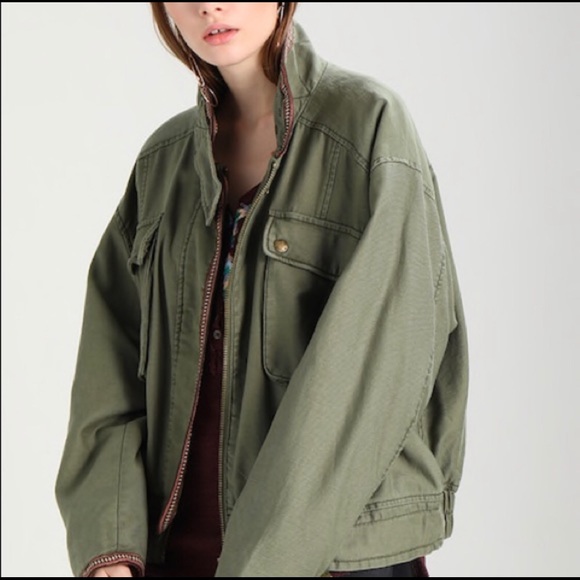 Free people flight line bomber jacket - Picture 2 of 5